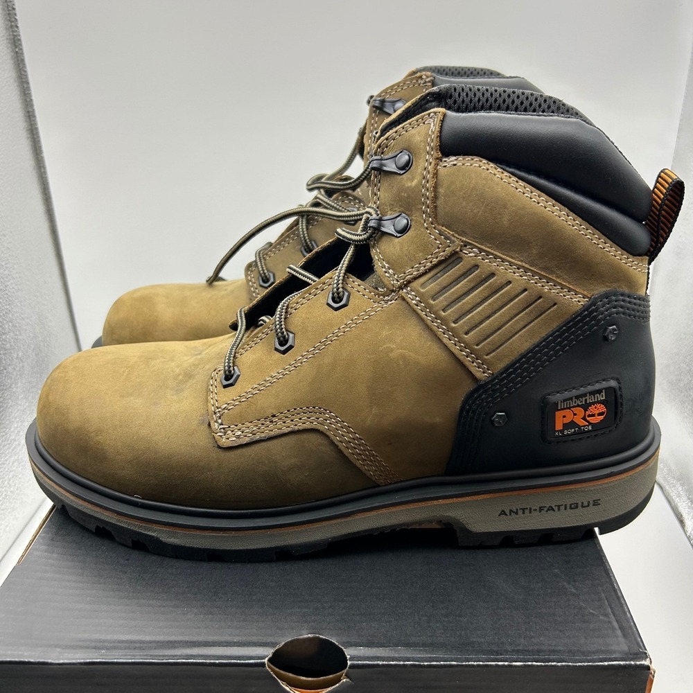 Timberland PRO Ballast 6 Inch Soft Toe Work Boots Mens 10.5 Brown TB 0A29JP 214